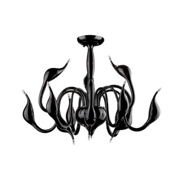 Люстра потолочная Lightstar 751027 Cigno collo 12х20W Black